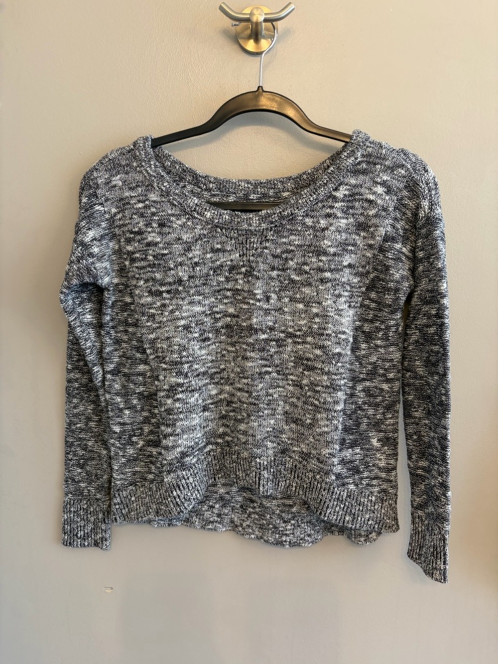American Eagle metallic woven string  sweater size XS